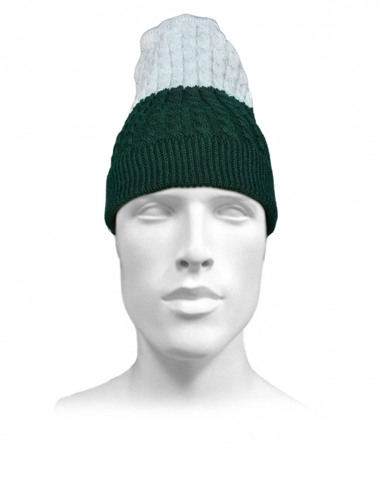 Unisex acrylic  self Designer Cap green